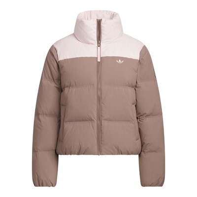 Adidas/阿迪达斯正品冬季女士运动经典拉链保暖面包羽绒服KC2660