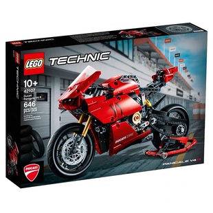 LEGO乐高 42107 科技机械组 杜卡迪 Panigale V4R 可动积木玩具