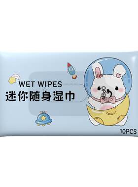 湿纸巾手口巾婴幼儿十片抽便携儿童湿巾纸母婴工厂