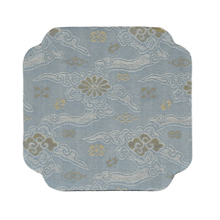 中式织锦仿丝轻奢禅意茶壶垫布宫廷风茶室祥云壶承摆件布艺隔热垫