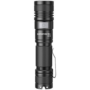 SUPERFIRE神火Q18强光手电筒变焦远射USB充电家便携户外调焦灯