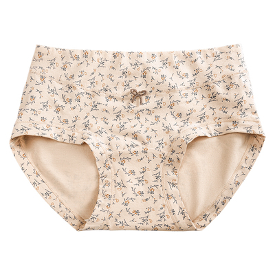 芬腾平角纯棉内裤女士抗菌加长裆