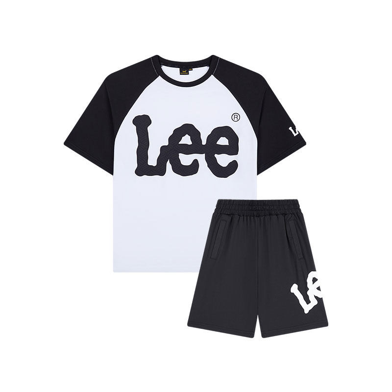 Leekids夏季童装套装凉感透气