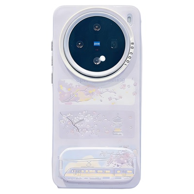 ins风小清新春日樱花适用vivox100/x200pro手机壳高级感小众x90/x80网红手机套x300pro硅胶外壳防摔保护套女