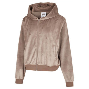 NIKE耐克女子AS W NSW NK CHLL VLR针织连帽运动外套HJ0958-233