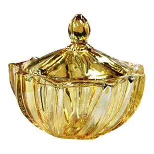 2025新款水晶玻璃碗水果盘带盖大果盘醉虾专用盒高端家用器皿高档