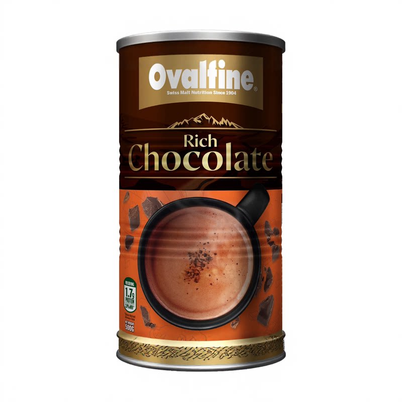 Ovaltine阿华田 金装朱古力饮品粉剂500克巧克力朱古力饮料冲剂版