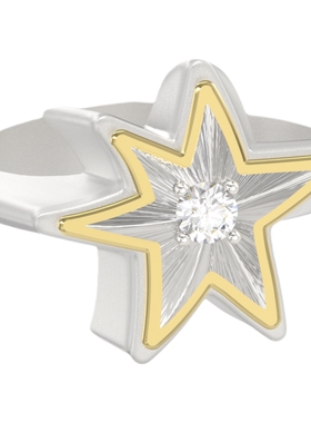 Mouhooland/暮后之地圣诞星系列圣诞星戒指小众设计食指戒情侣款