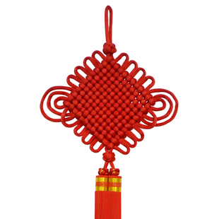 巧艺精品丝线中国结北京玄关挂件新中式乔迁礼品特号平安结多规格