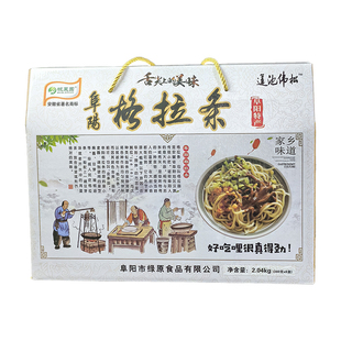 正宗安徽特产皖菜园阜阳格拉条升级大容量286g非油炸冲泡速食方便