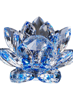 珠宝柜台汽车生日礼物水晶莲花