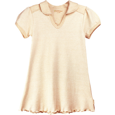 eotton彩棉宝宝衣服春秋裙装上衣