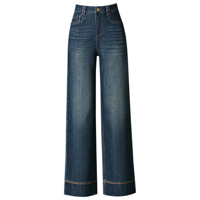 中老年妈妈高腰垂感显瘦休闲裤