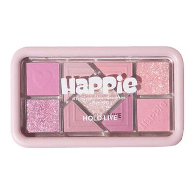 HOLDLIVE小粉框九色纯欲眼影盘