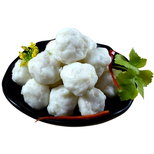 德裕隆潮汕正宗达濠手工墨斗丸墨鱼丸火锅烧烤关东煮新鲜食材