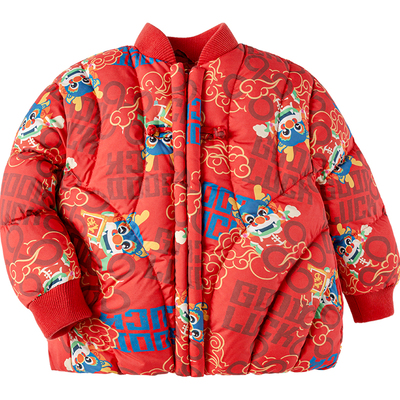 巴拉巴拉儿童新年季龙年款羽绒服