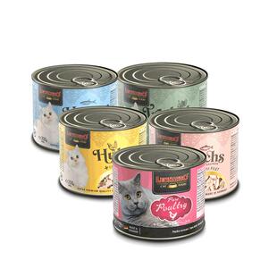 德国小李子猫罐头Leonardo莱昂纳多小李子无谷鲜肉主食猫罐头6罐