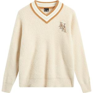 李宁童装编织衫女大童儿童新款运动生活系列套头衫冬季针织童装