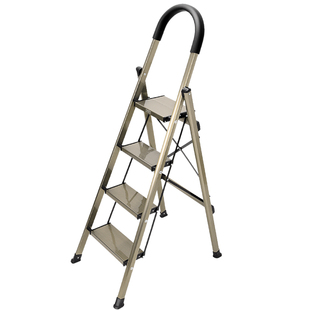 格美居梯子家用折叠梯铝合金人字梯加厚室内多功能伸缩四五步楼梯