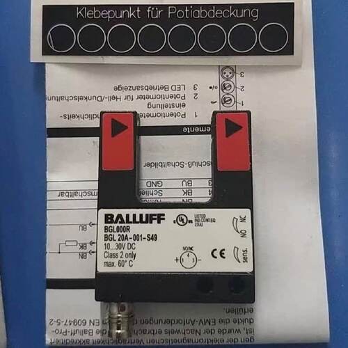 议价全新巴鲁夫 BGL000R BGL 20A-001-S49 现货询价