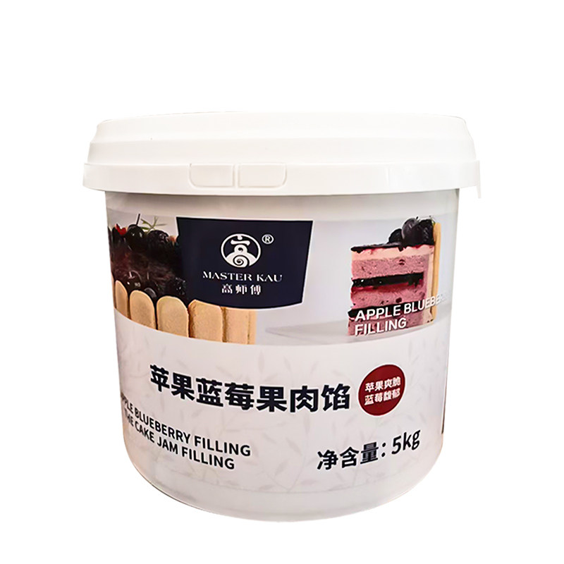 高师傅苹果蓝莓果肉馅5kg 慕斯蛋糕西点面包夹心装饰商用烘焙果酱