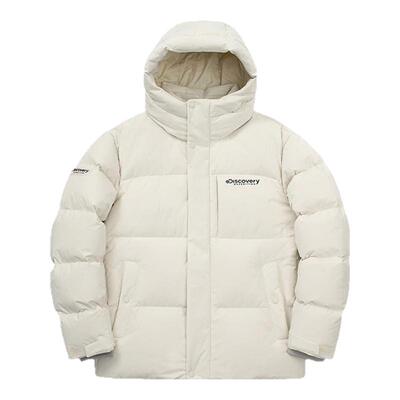 Discovery探索90鹅绒羽绒服防风连帽面包服防寒外套情侣男女冬
