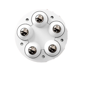 新视安旗舰店万向轮轮子滑轮底座滚珠免打孔钢珠尼龙珠移动粘贴式静音家具脚轮