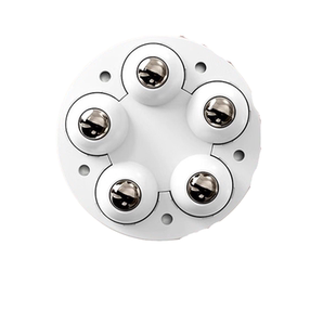 万向轮轮子滑轮底座滚珠免打孔钢珠尼龙珠移动粘贴式静音家具脚轮