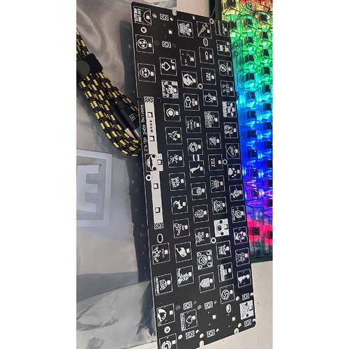 可维修g60HEV2.4.2PCB电路板Wooting60HEV2.4.2裸PCB板手持展示板