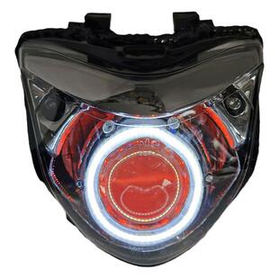 GW250大灯 改装Q5海5 LED双光透镜氙气灯大灯总成天使眼恶魔眼55W