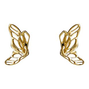 Rainy and Cloudy蝴蝶咏叹调｜翅膀耳钉蝴蝶叠翅耳钉镂空蝴蝶耳钉