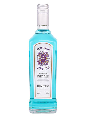 蓝色琴酒毡酒700ml整箱低度酒