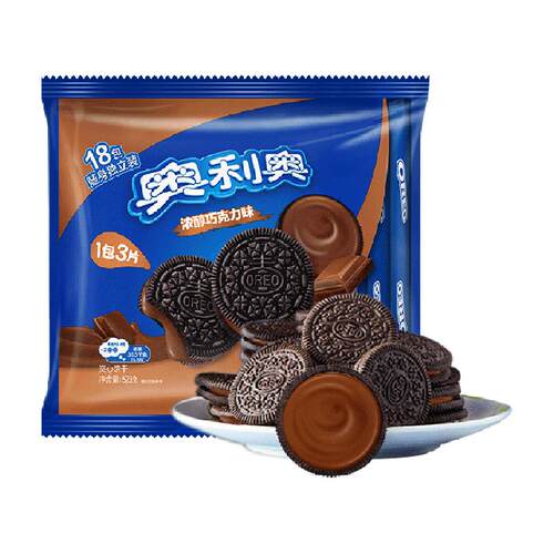 奥利奥夹心饼干巧克力味休闲零食网红口味装