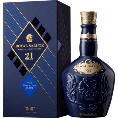 皇家礼炮21年威士忌送礼700ml