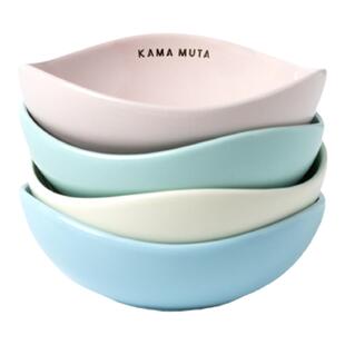 KAMAMUTA豆荚碗mini狗碗猫碗狗盆陶瓷小型犬猫宠物粮碗小众礼物