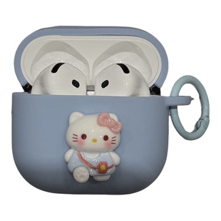 适用于苹果airpodspro3代保护套Airpods4降噪版无线蓝牙耳机保护壳airpodspro2可爱软硅胶耳机壳air3连体防摔
