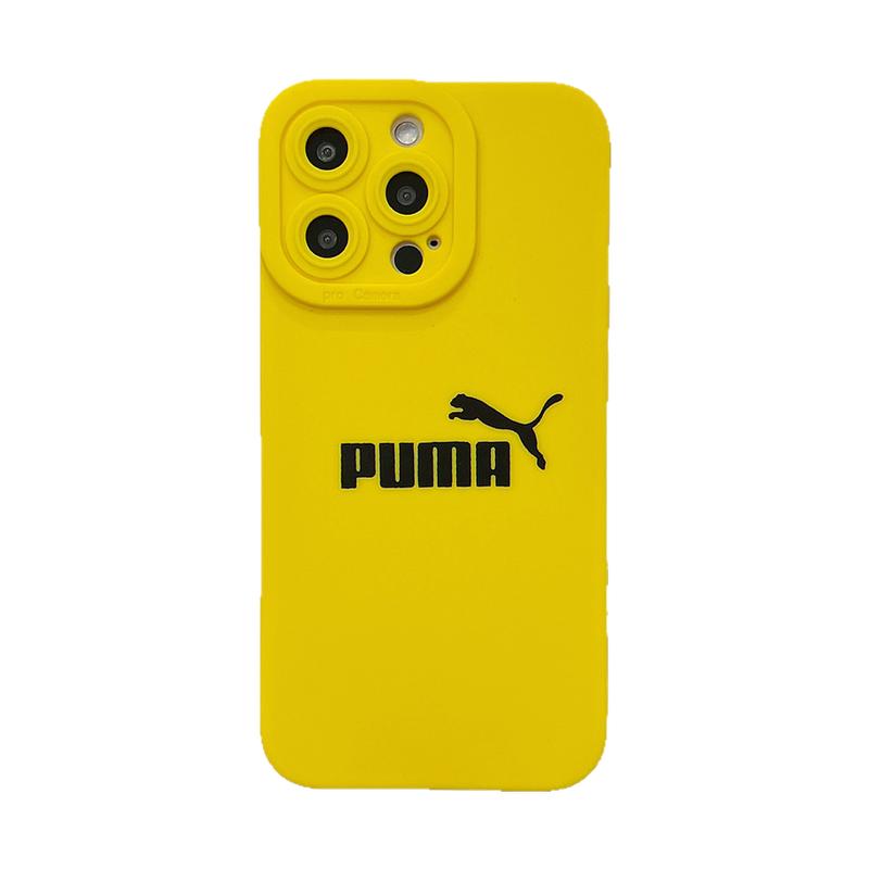 PUMA黄色16适用iphone14promax苹果12nike手机壳11硅胶13软运动男女全包x潮牌TPU软xsmax