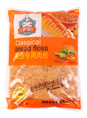 鑫圣安面包专用肉松2.5kg肉粉松烘焙面包蛋糕店寿司原味肉丝包邮