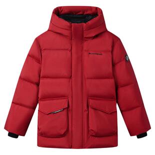 波司登儿童羽绒服男童女童26新款蓄热科技短款保暖外套工装风