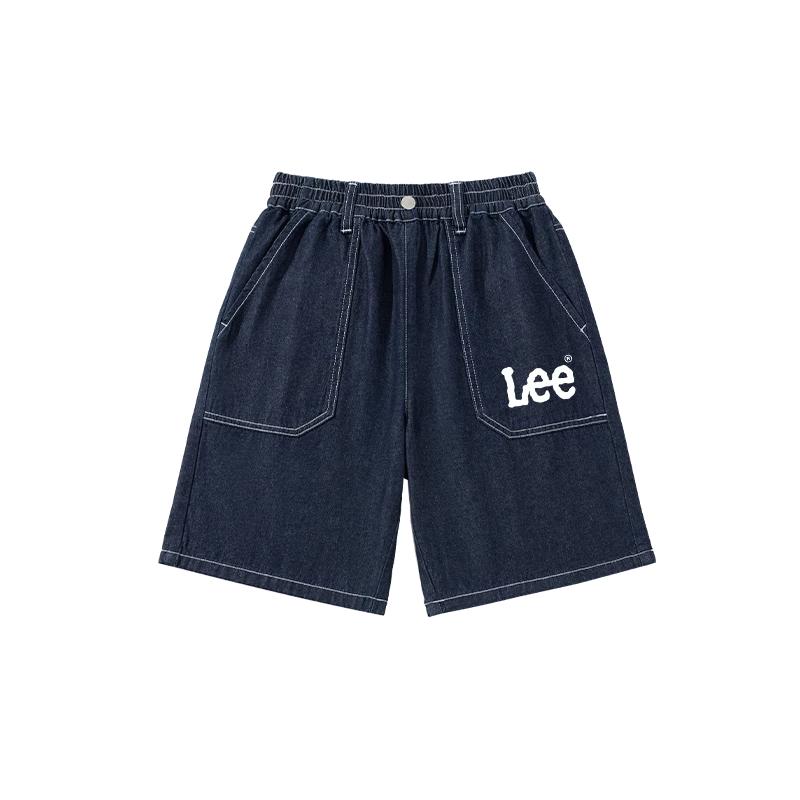 Lee童装男童短裤夏季青少年时尚帅气牛仔五分裤儿童裤子纯棉夏裤