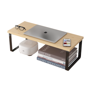 台式电脑增高架桌面简易书架办公桌上小型收纳置物架显示器抬高架