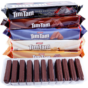 澳大利亚进口TimTam雅乐思原味黑巧克力夹心威化饼干网红零食小吃
