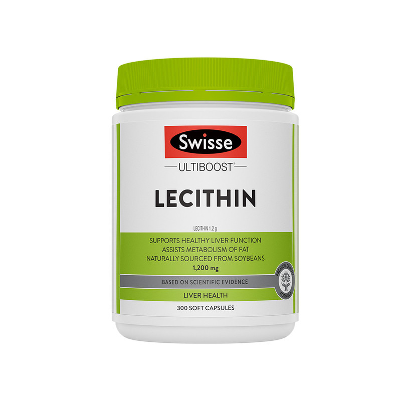 Swisse大豆卵磷脂软胶囊软磷脂中老年人lecithin心血管健康旗舰店