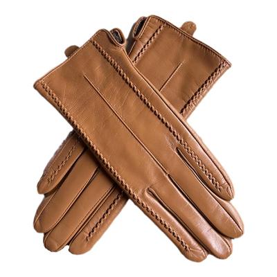 好品质！进口山羊皮真皮女士手套