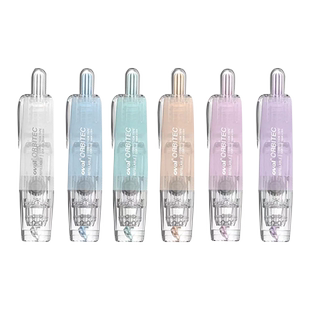 台湾OVAL欧文雾感可换替芯修正带送可爱diy贴纸库洛米玉桂狗日系高颜值按动型涂改带6m大容量学生笔式改正带