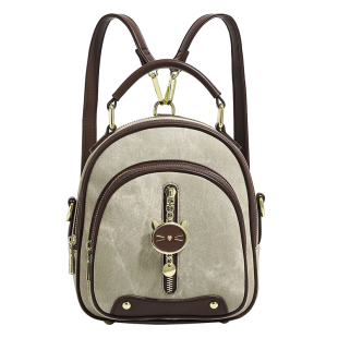 香港品牌休闲轻奢双肩包包女2026新款通勤多层时尚百搭可单肩背包