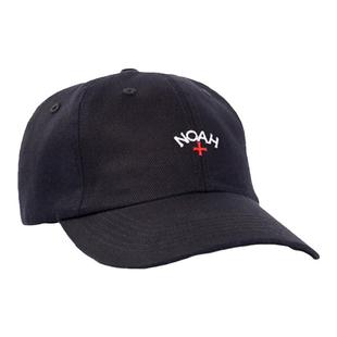 noah风格帽子十字刺绣鸭舌帽欧美高街头纯色弯檐沿帽百搭简约帽子