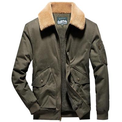 冬季棉衣男士工装羊羔绒外套棉服