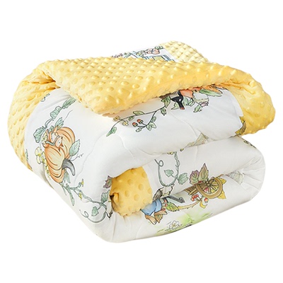 婴儿被子3D豆豆绒安抚宝宝小情绪