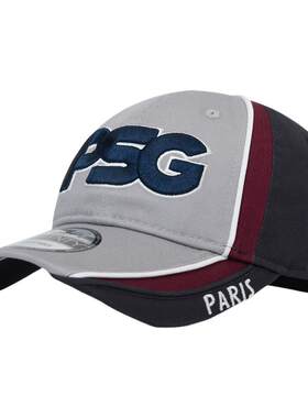 New Era纽亦华26新品PSG法甲巴黎圣日耳曼足球队棒球帽复古NE920